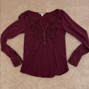 Lucky brand waffle long sleeve
